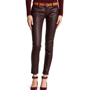 Levi’s 535 Super Skinny Faux Leather Lining Sz 28